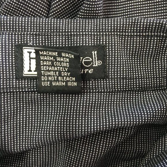 Hartwell Men's Black Check 2XL Long Sleeve Button Down Shirt Dress Career - Picture 4 of 5